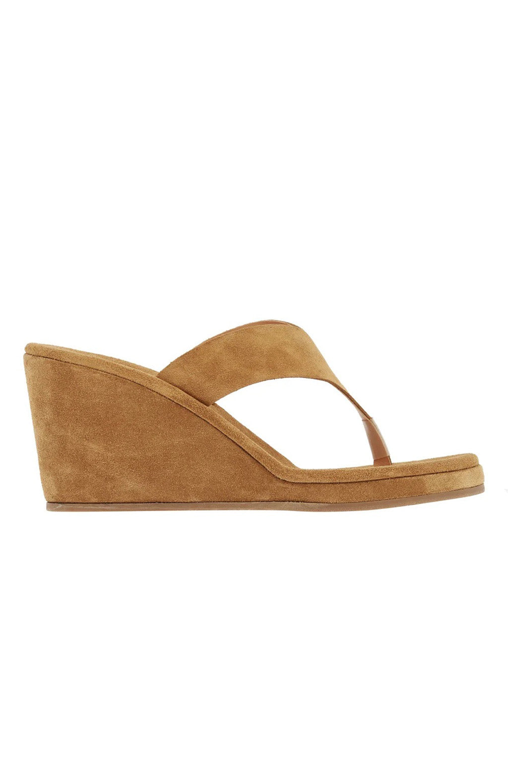 CHARYS SUEDE WEDGE THONG SANDAL