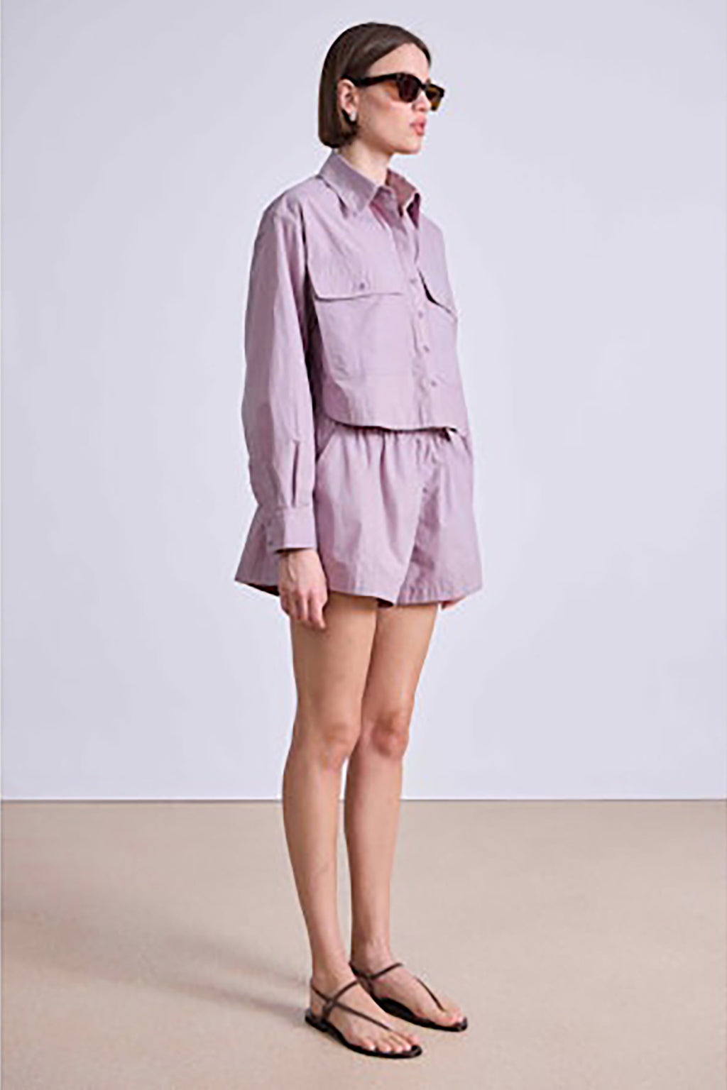 CROPPED UTILITY SHIRT