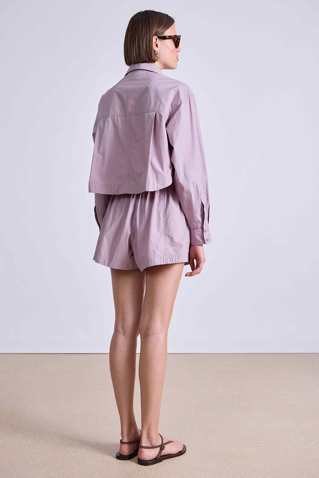 CROPPED UTILITY SHIRT