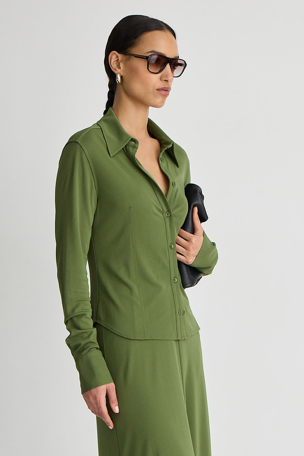 MERCE SLINKY SLIM BUTTON UP SHIRT