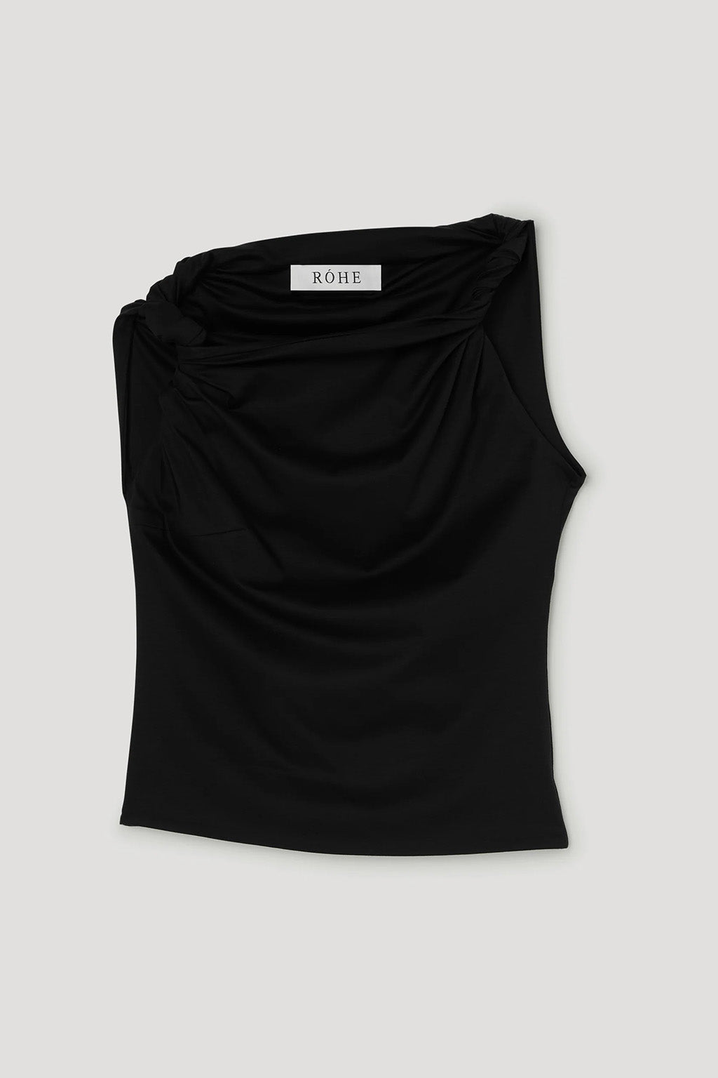 SCULPTURAL COTTON SILK TOP