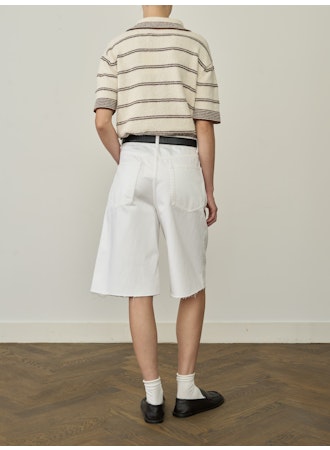 TOWELING STRIPED POLO