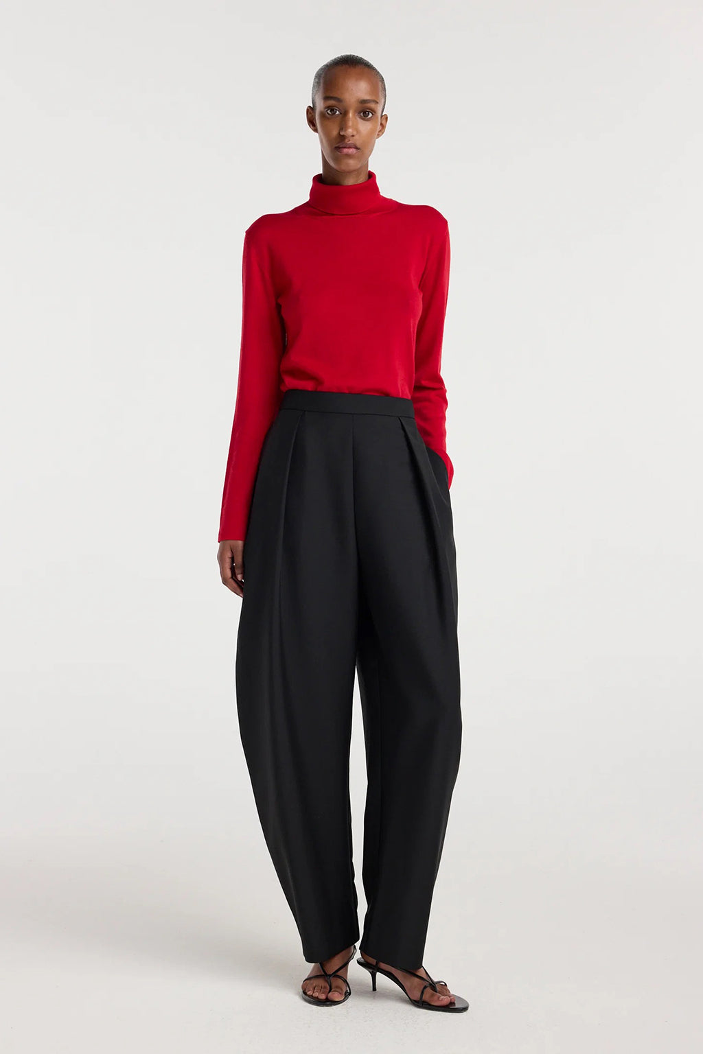 PUCK SCULPTURAL TAILORED TROUSERS