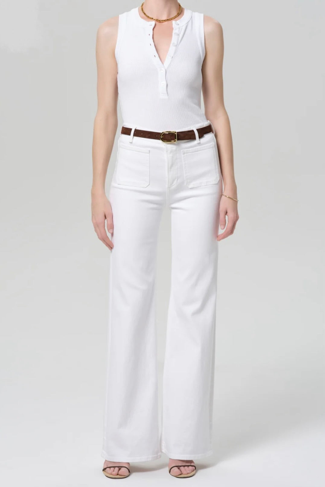 KIMBERLY PATCH POCKET FLARE