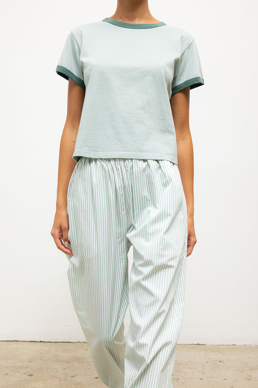 YOSHI STRIPE WIDE LEG PANT