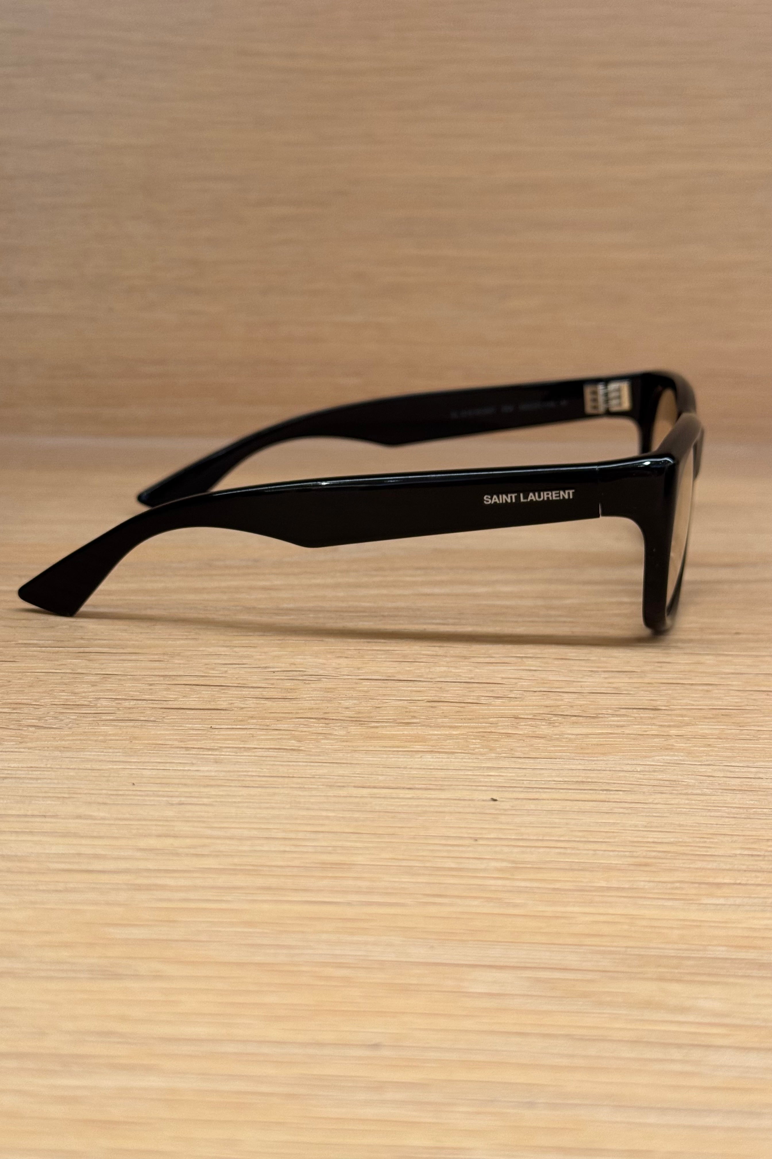 SAINT LAURENT D-FRAME ACETATE FRAME SUNGLASSES