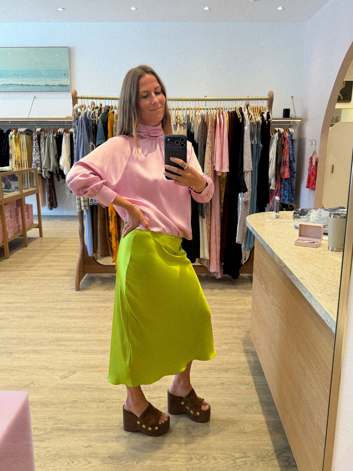 NADINE SLOUCHY TURTLENECK BLOUSE