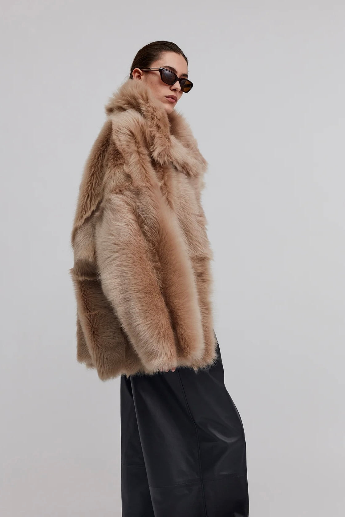 JENS REVERSIBLE SHEARLING COAT