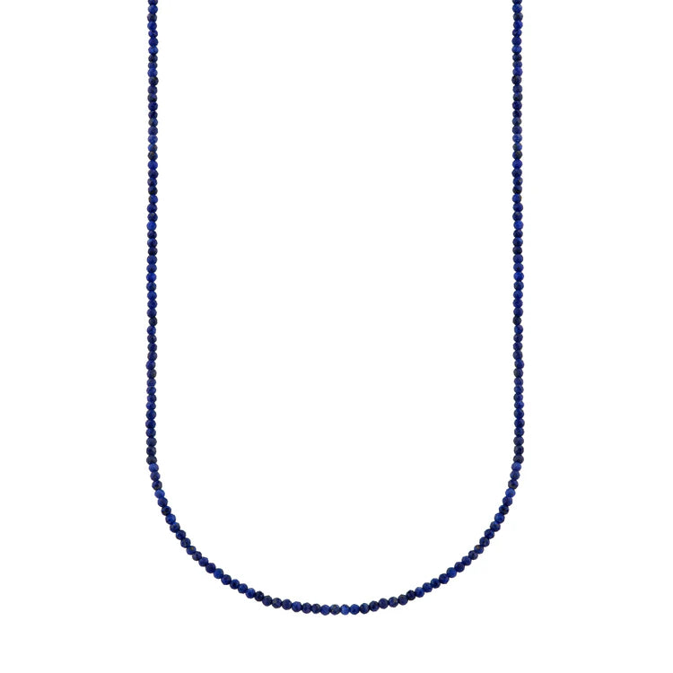 PETITE LAPIS BEADED NECKLACE