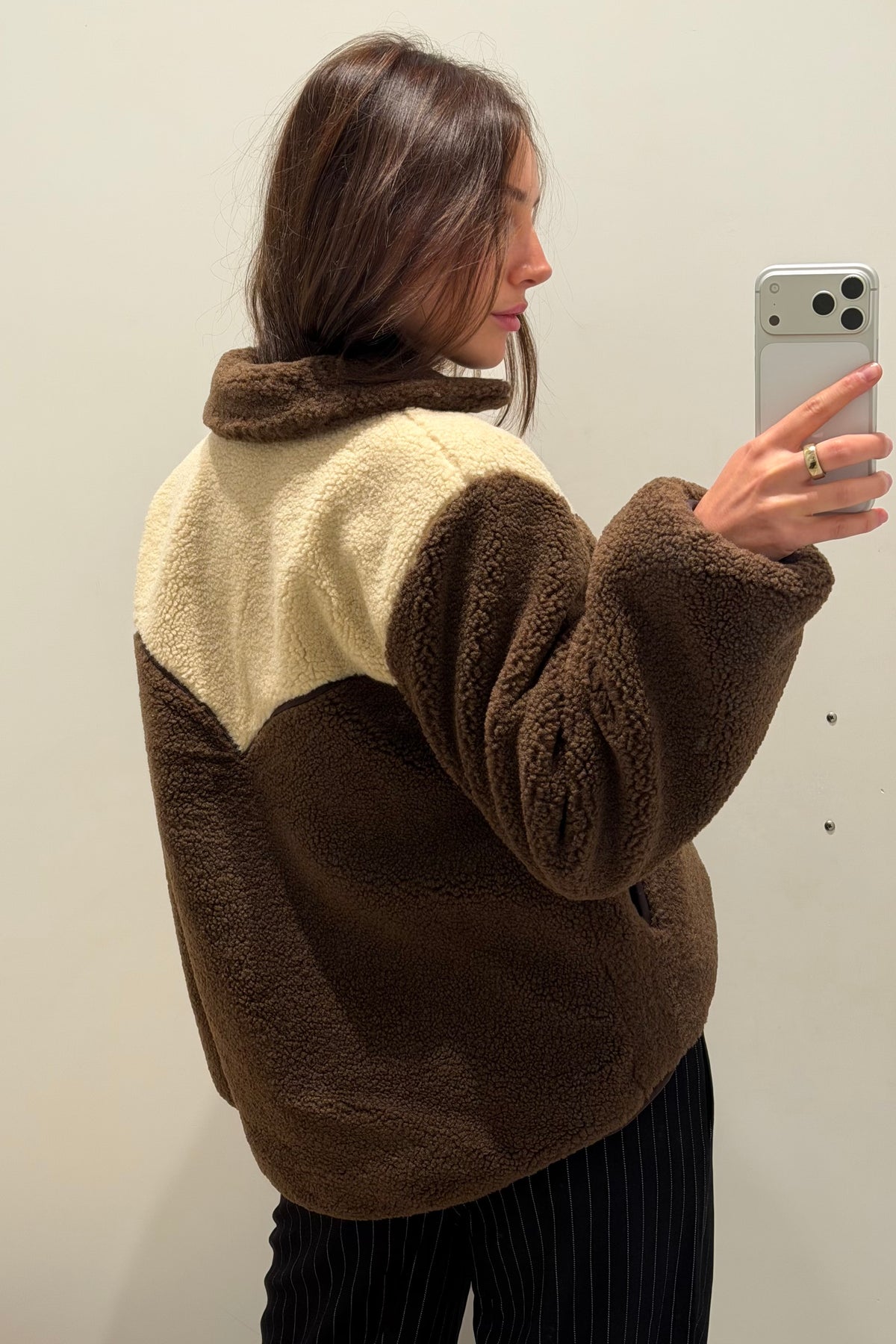 THE REVERSIBLE WESTERN YOKE FLEECE JACKET