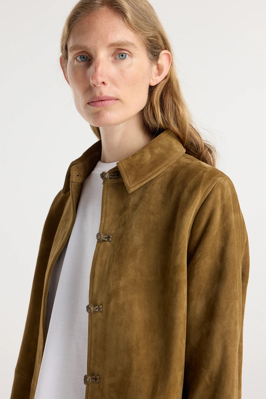SUEDE PANKOU OVERSHIRT *pre-order*