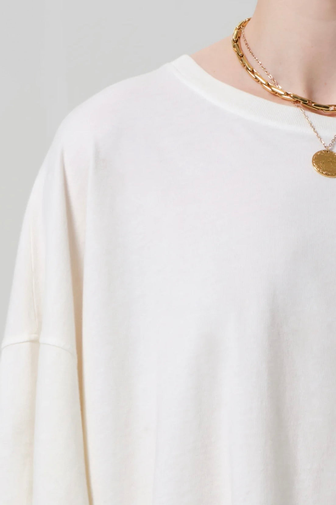 CROP CAPE TEE