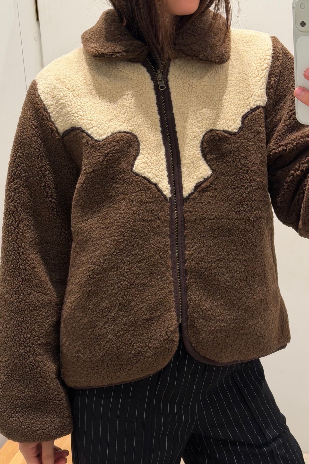 THE REVERSIBLE WESTERN YOKE FLEECE JACKET