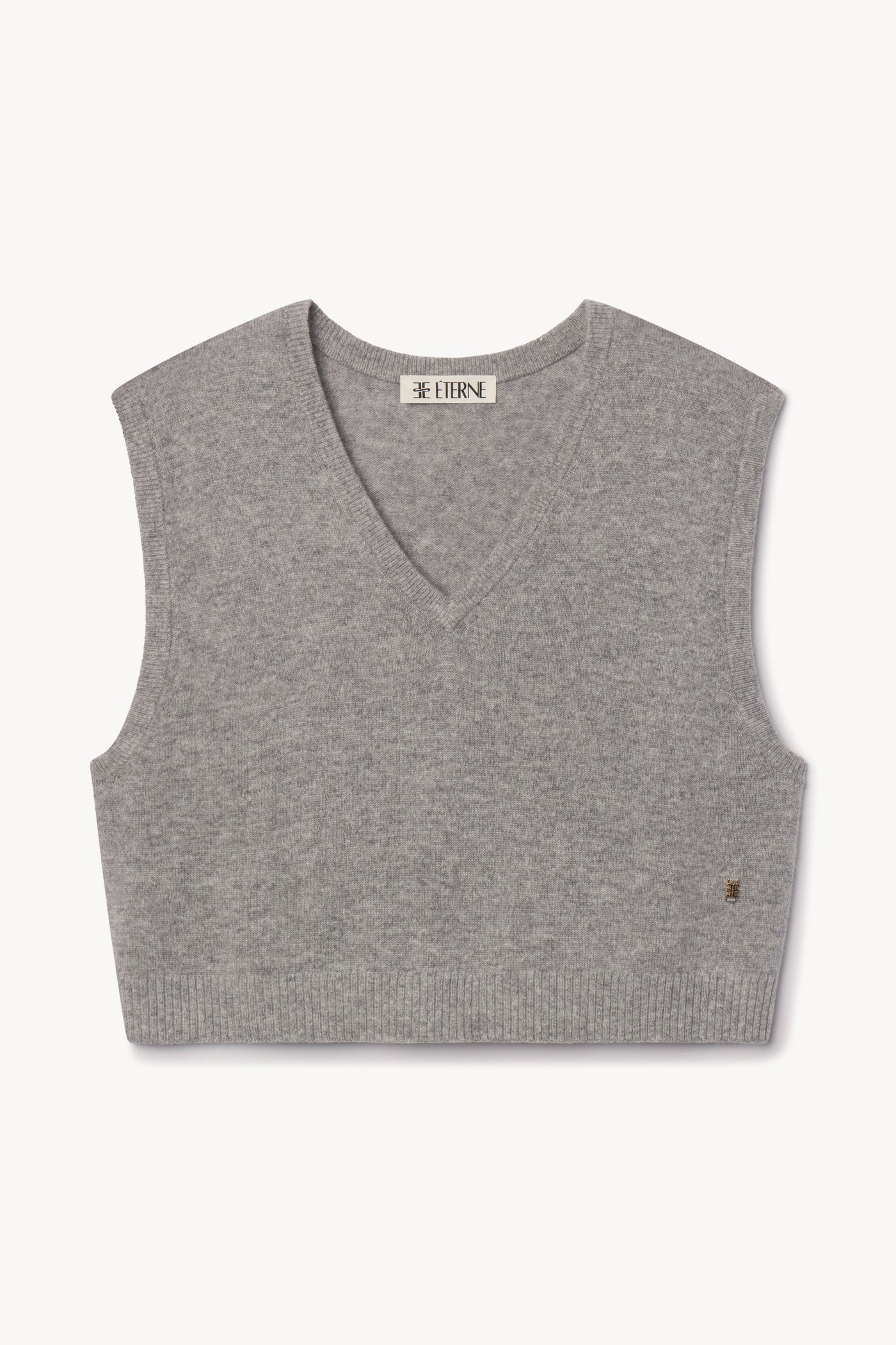 LEON CROPPED CASHMERE VEST