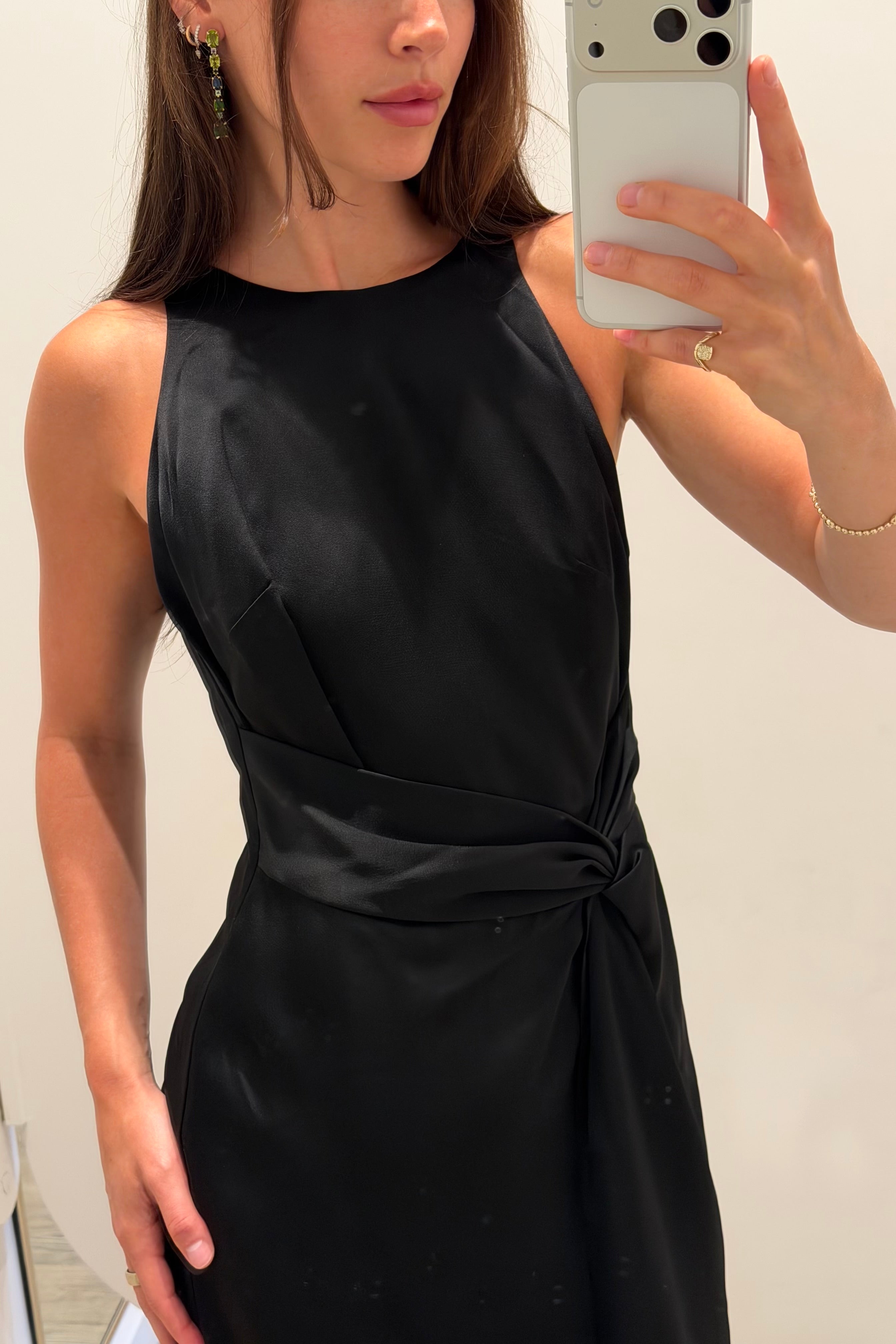 SARONG HALTER DRESS