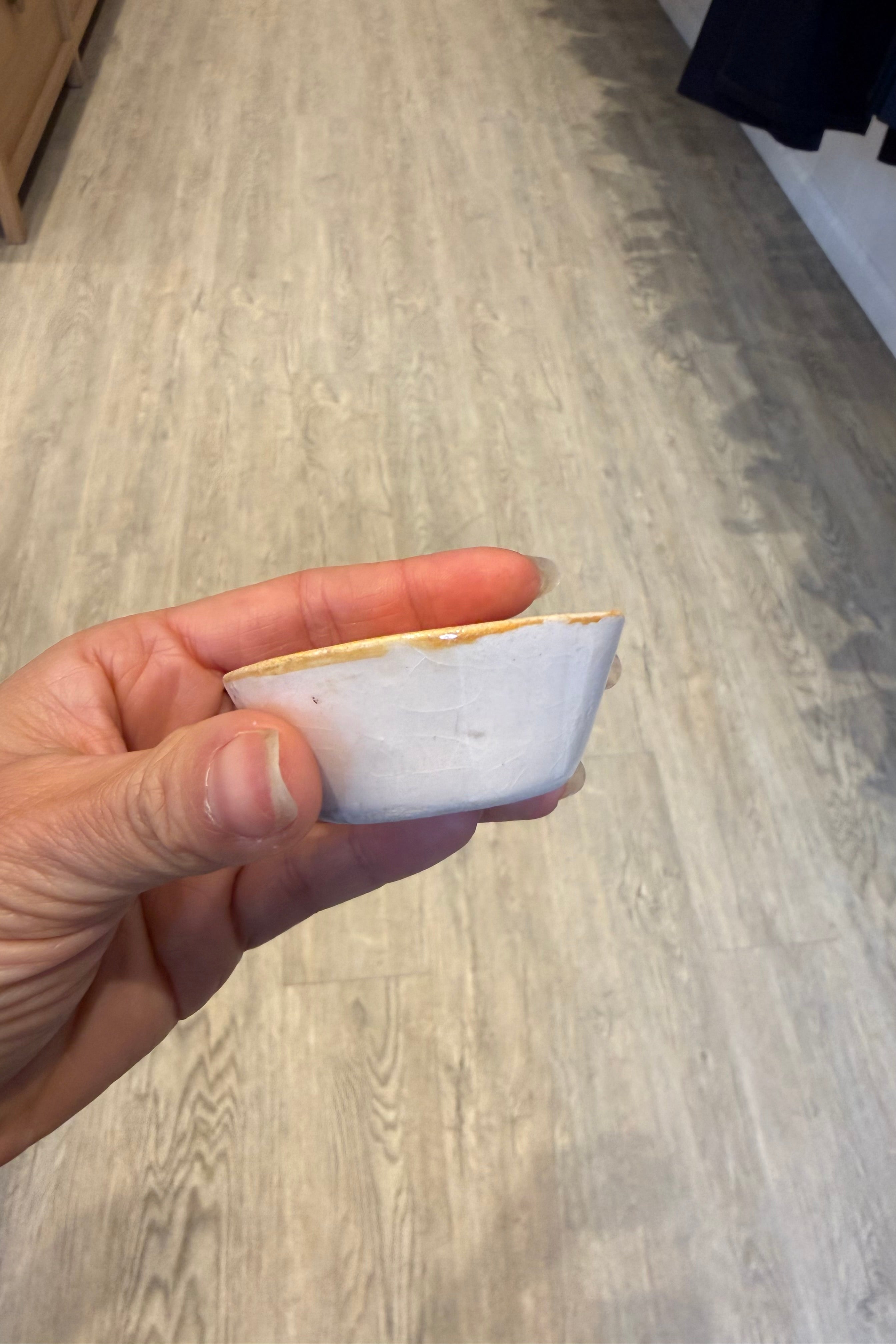 MINI CLAY BOWL IN YELLOW