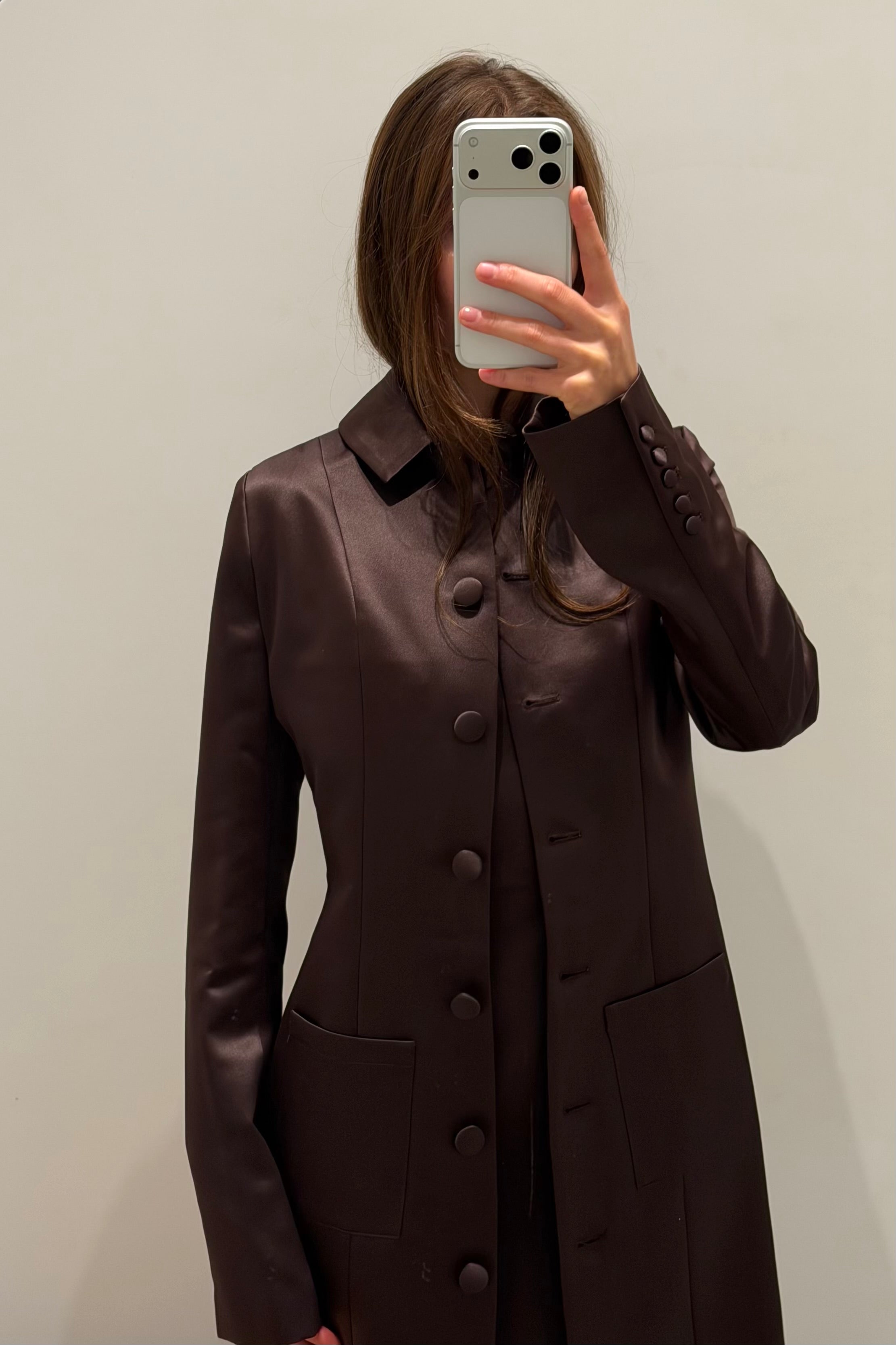 DANI SATIN COAT