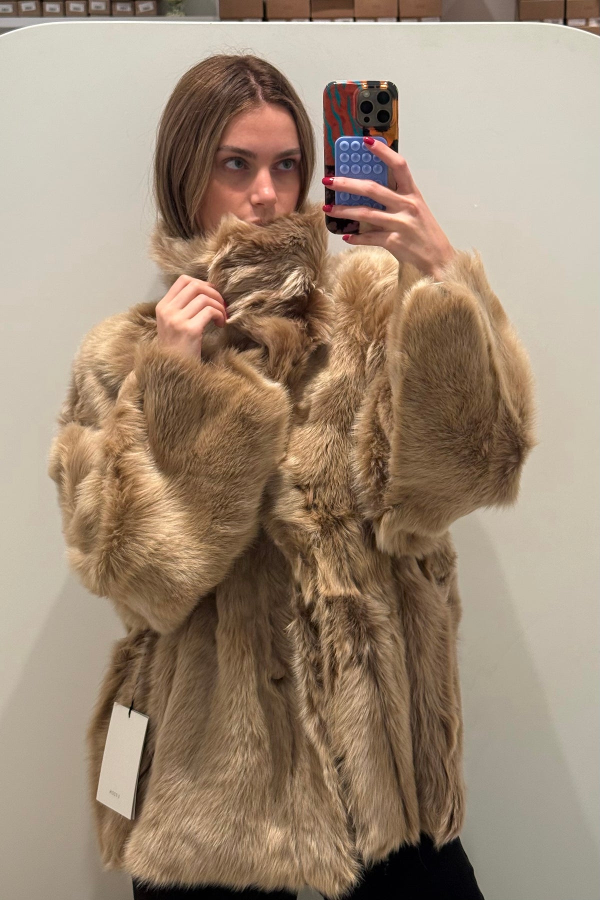 JENS REVERSIBLE SHEARLING COAT