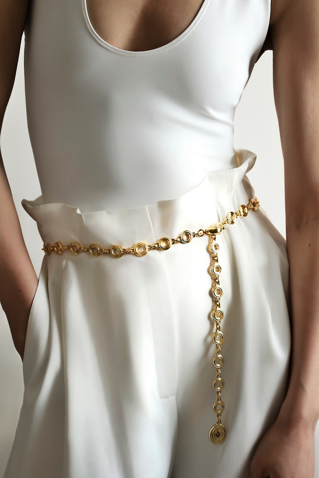 ELYSEES CHAIN BELT IN GOLD