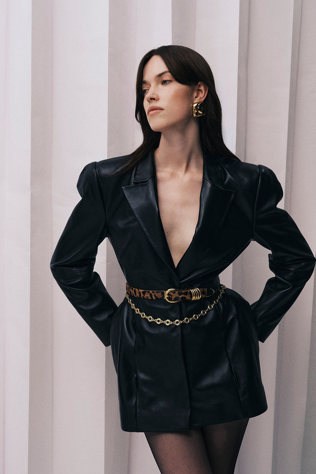 ELYSEES CHAIN BELT IN GOLD