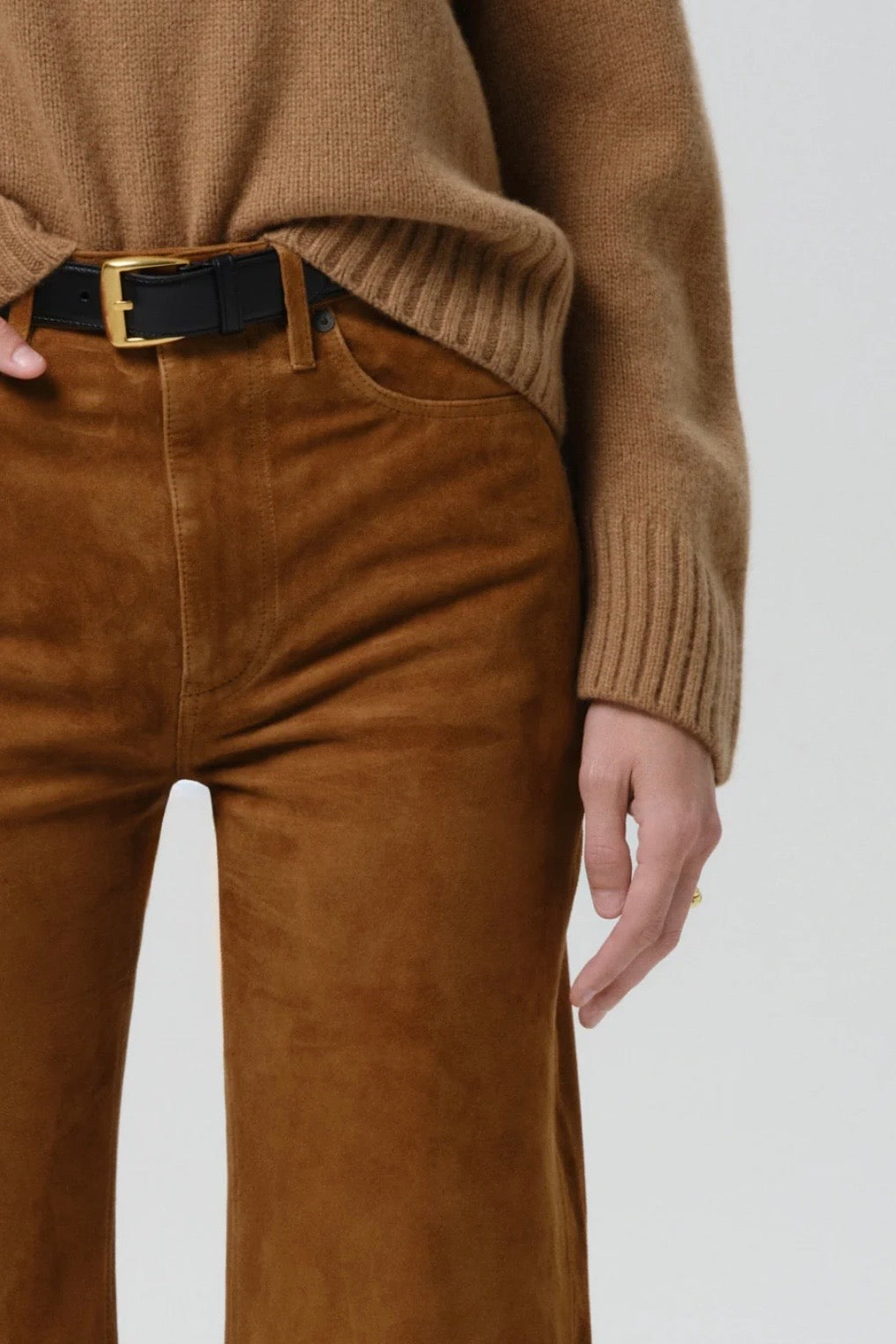 MIRO RELAXED SUEDE PANT