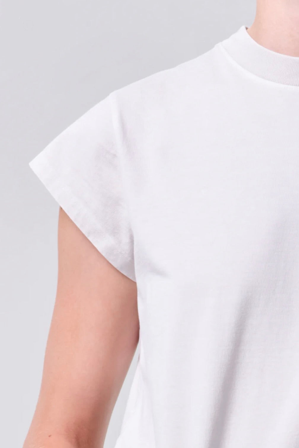 LONG LINE BRYCE CAP SLEEVE TEE