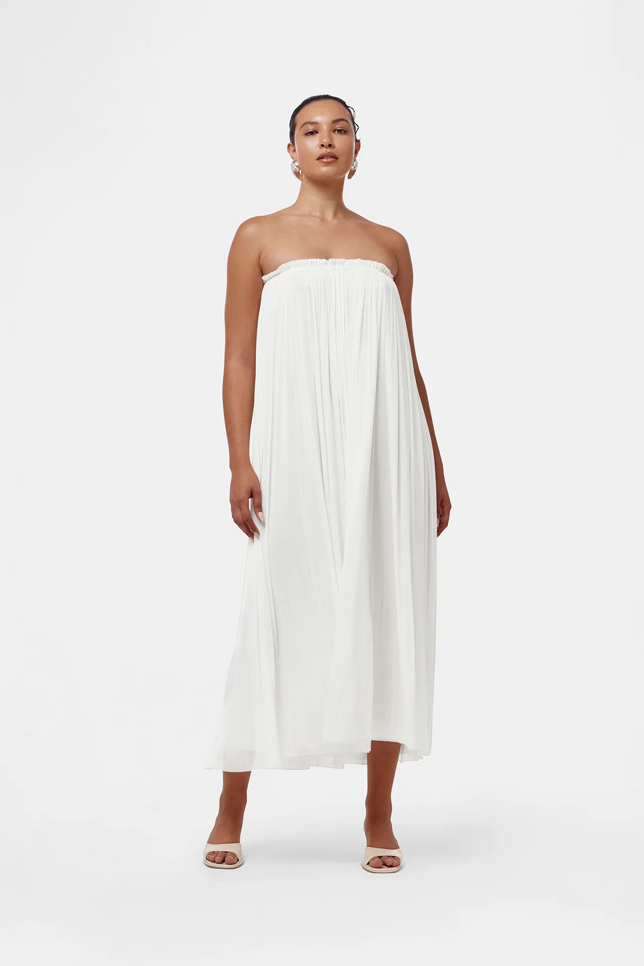 SILK TULLE TOP