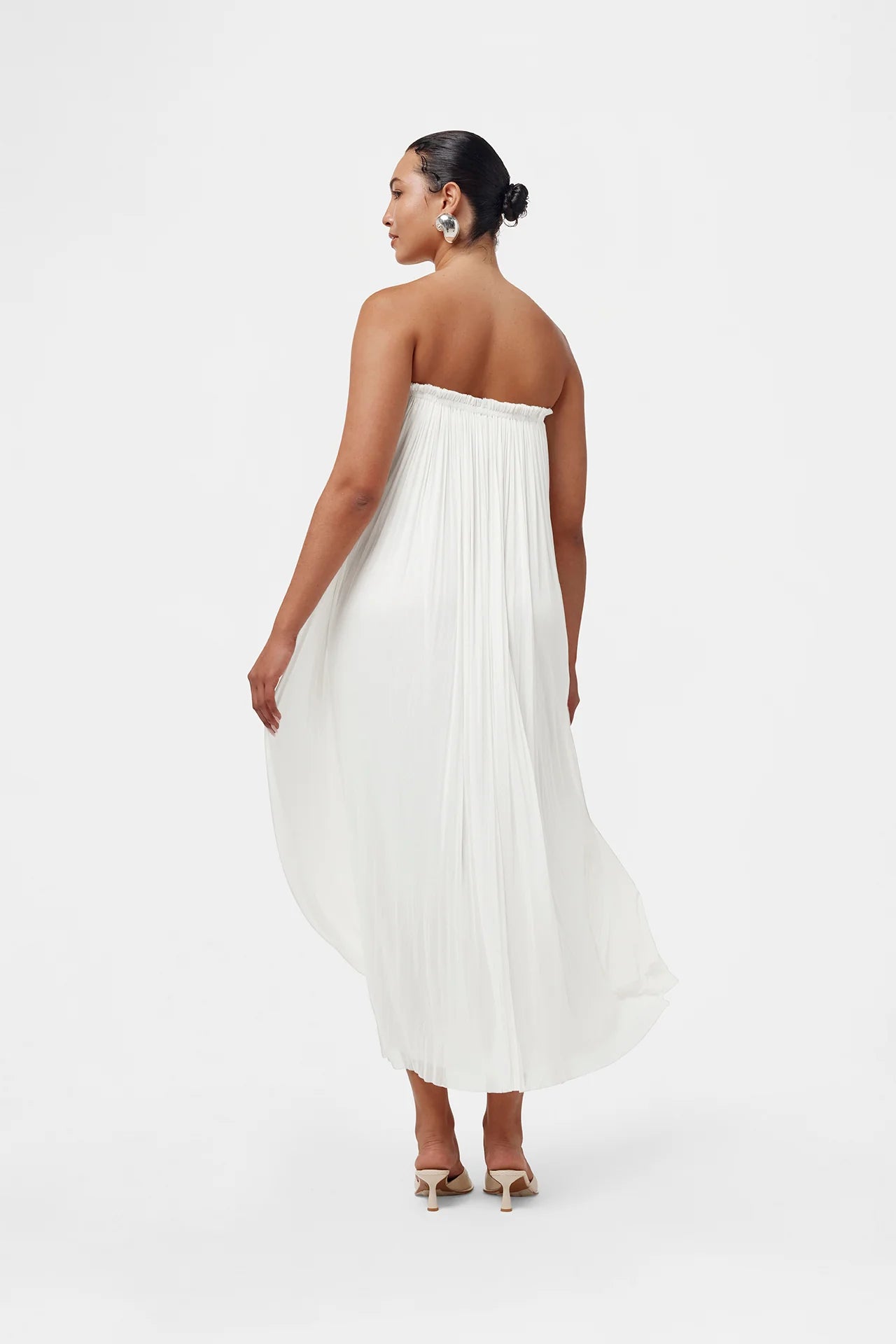 SILK TULLE TOP
