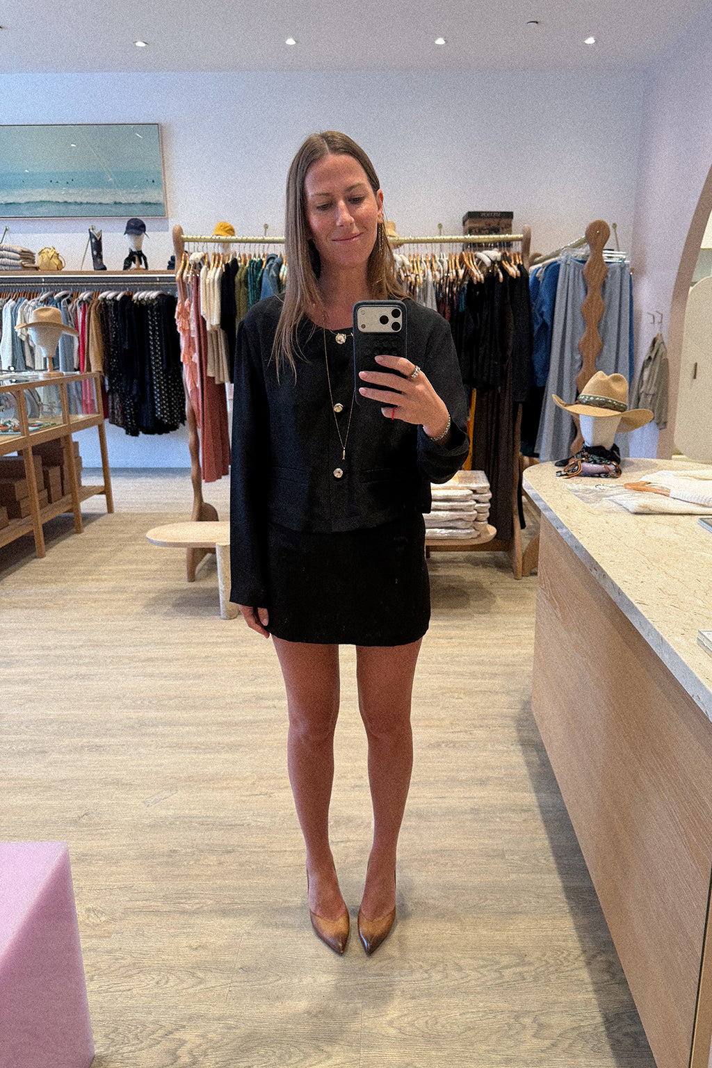 LUCIEN SHRUNKEN CROPPED BLAZER