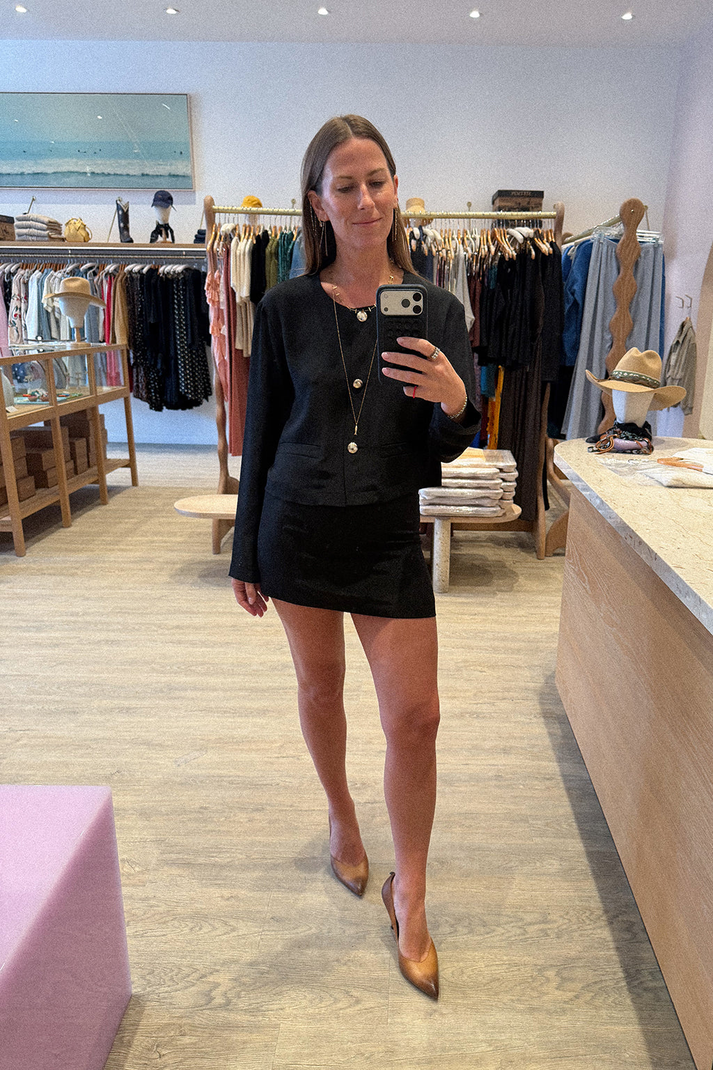 LUCIEN SHRUNKEN CROPPED BLAZER