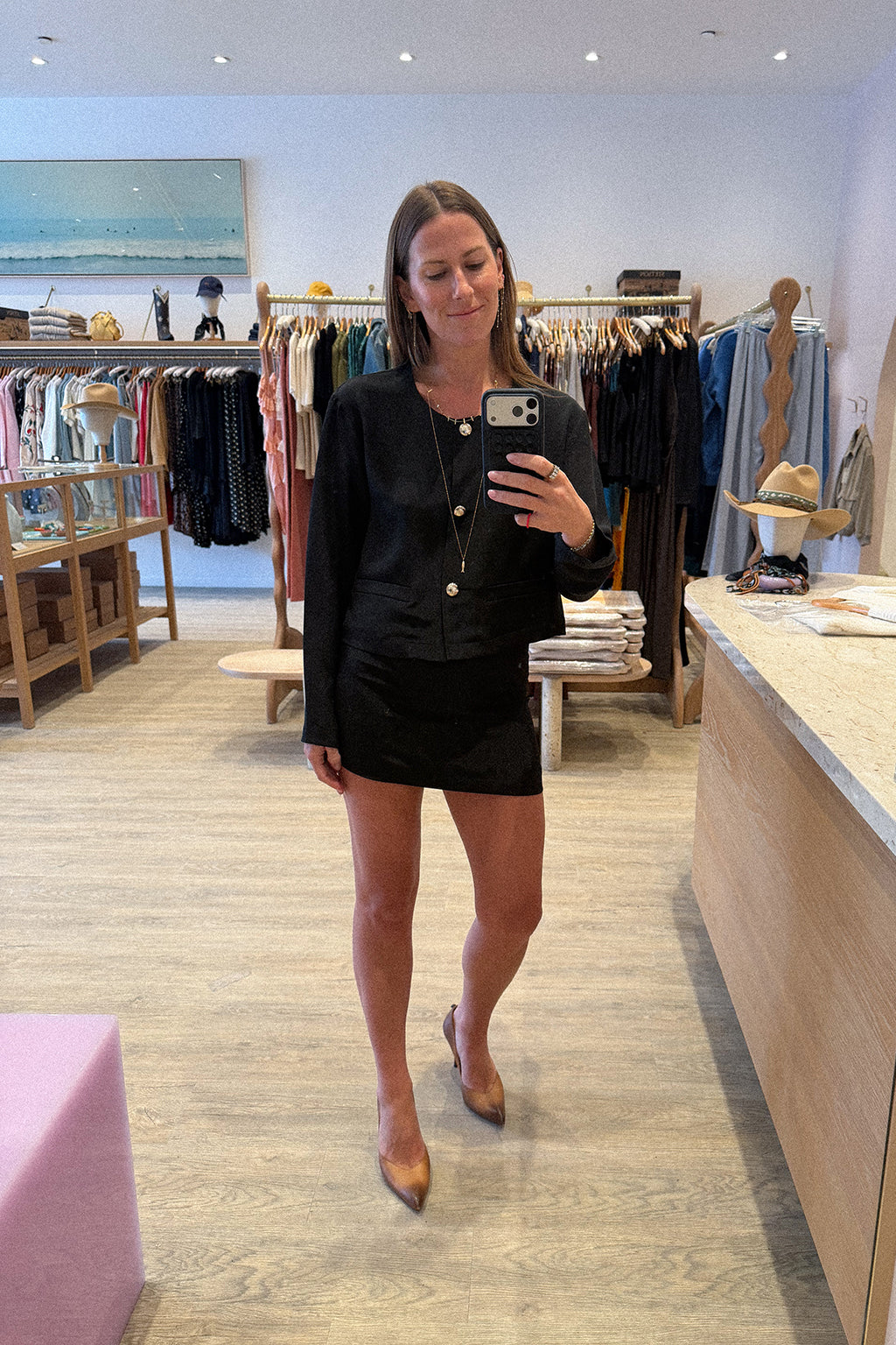 LUCIEN SHRUNKEN CROPPED BLAZER