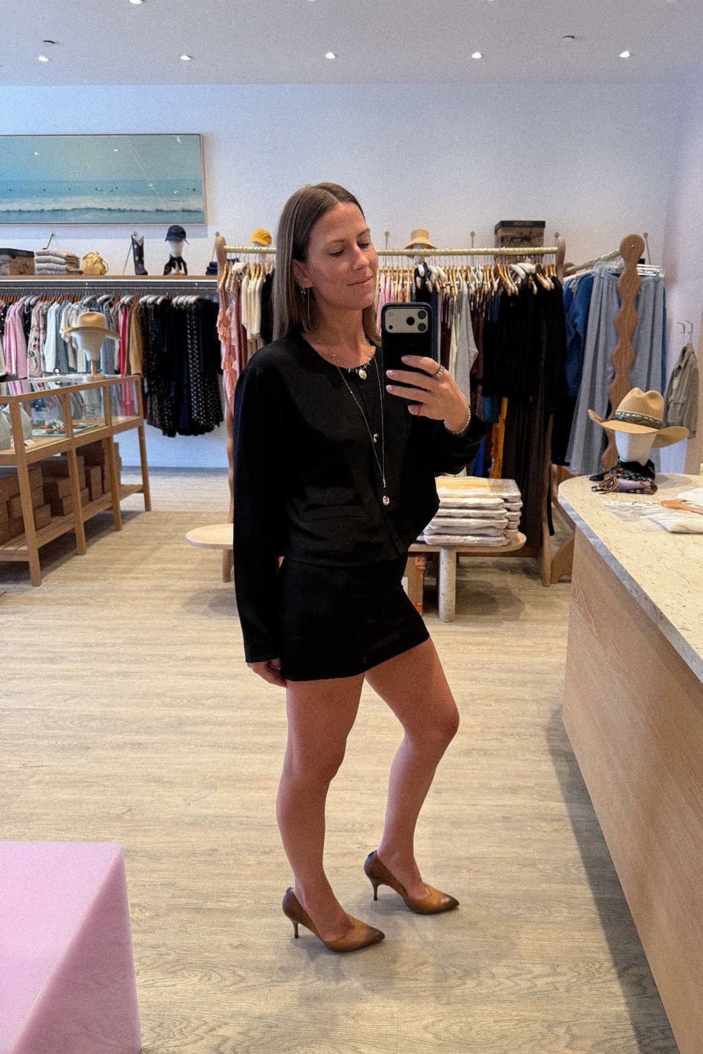 LUCIEN SHRUNKEN CROPPED BLAZER