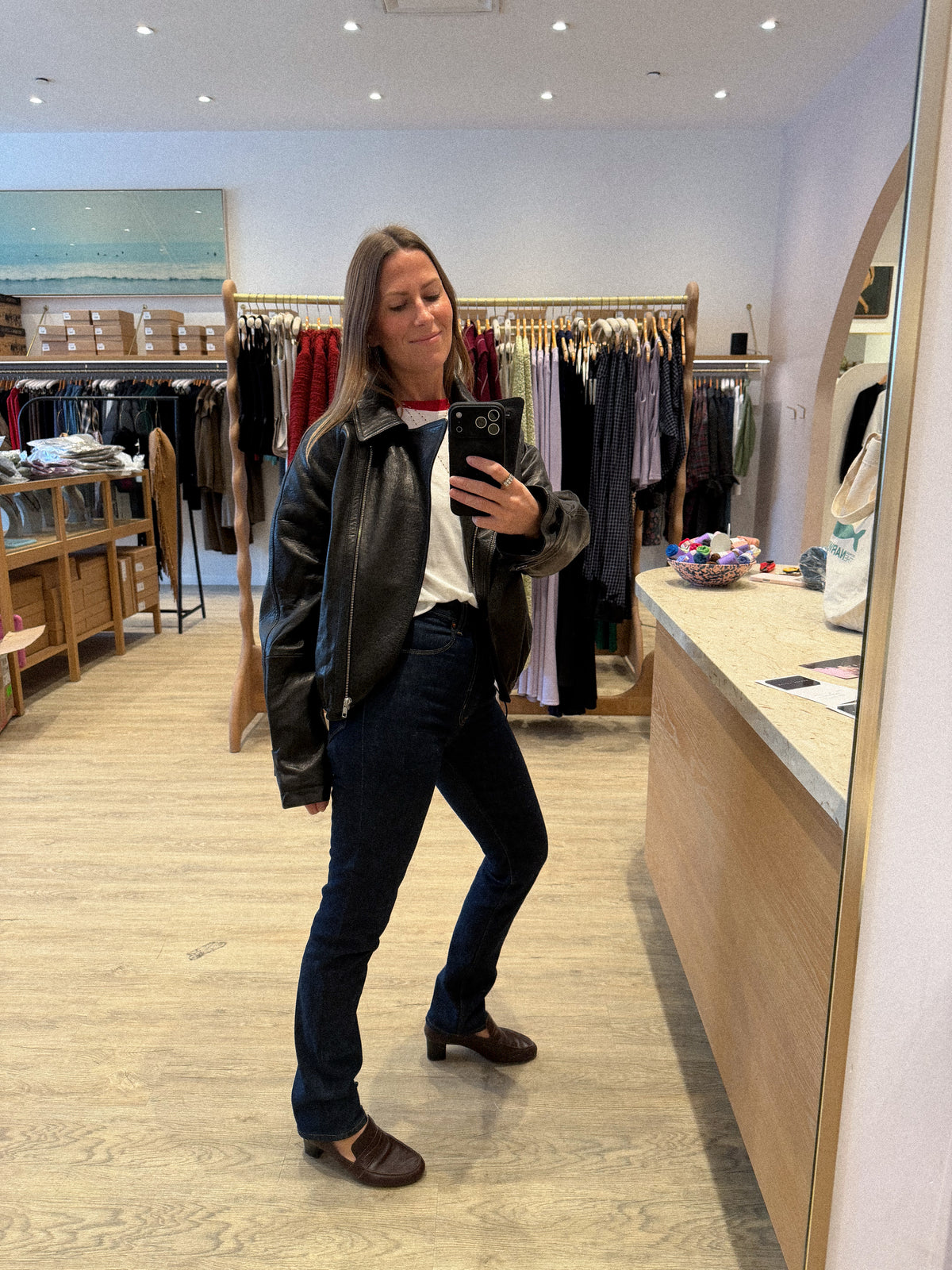 THE CROP CLOUD LEATHER JACKET