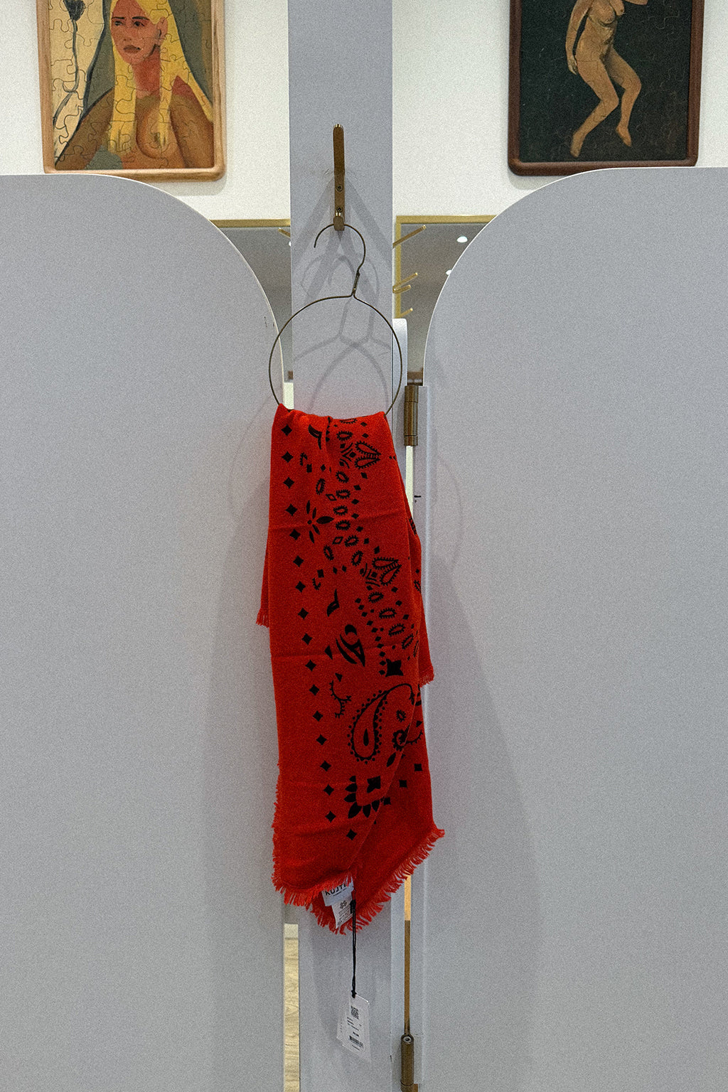 HACHIKO CASHMERE BANDANA SCARF