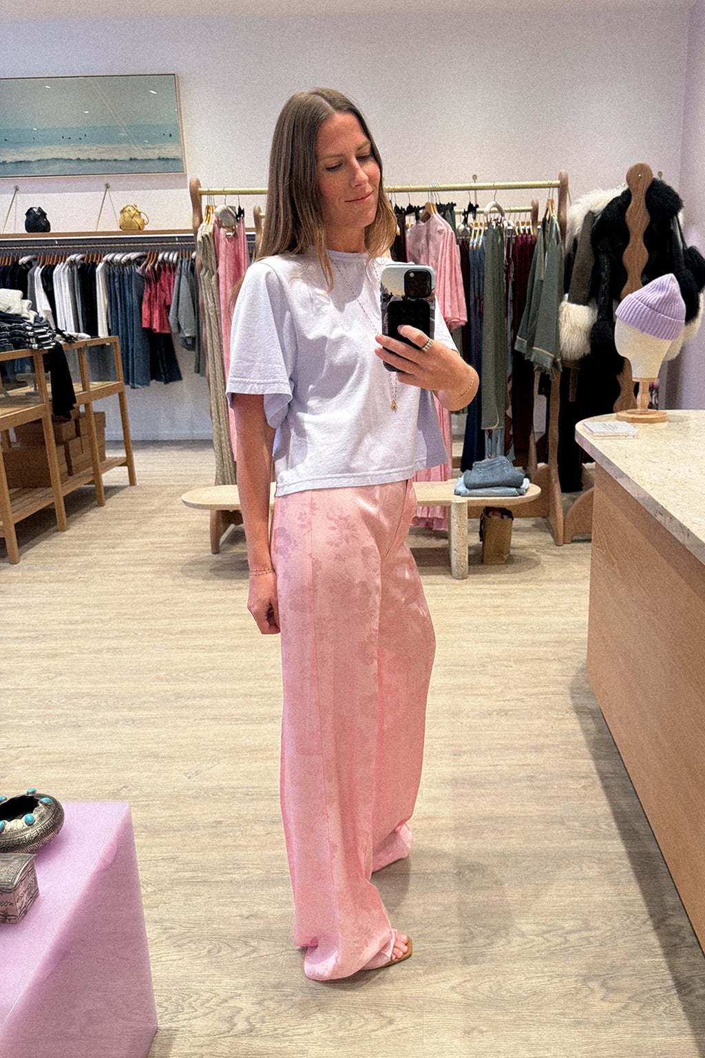 JACQUARD BOUQUET TROUSER