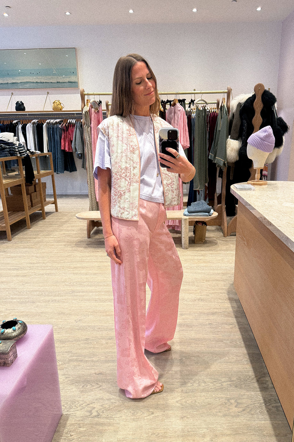 JACQUARD BOUQUET TROUSER
