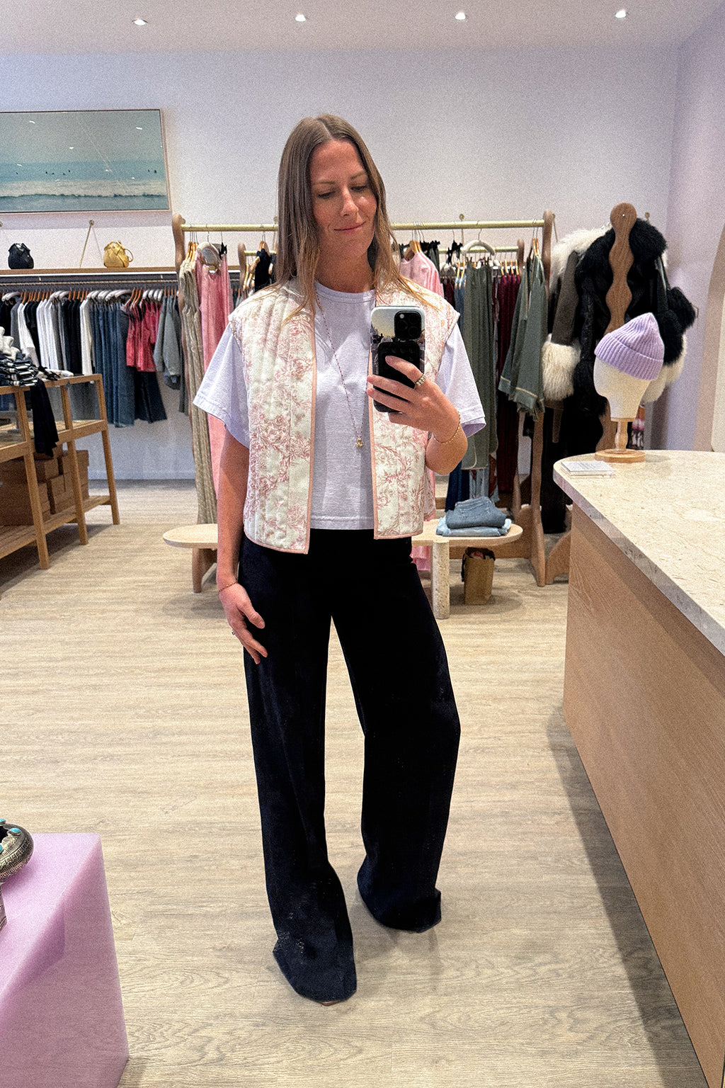 JACQUARD BOUQUET TROUSER