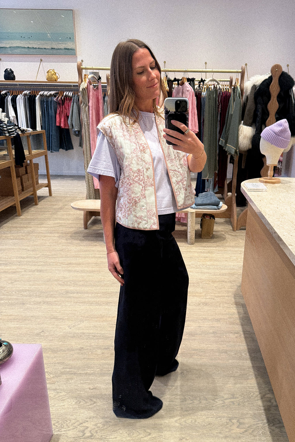 JACQUARD BOUQUET TROUSER
