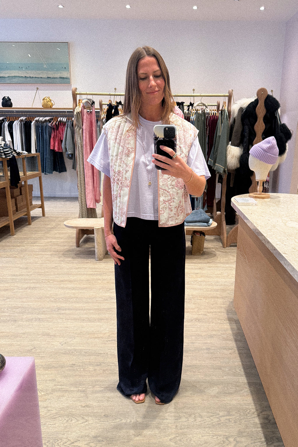 JACQUARD BOUQUET TROUSER