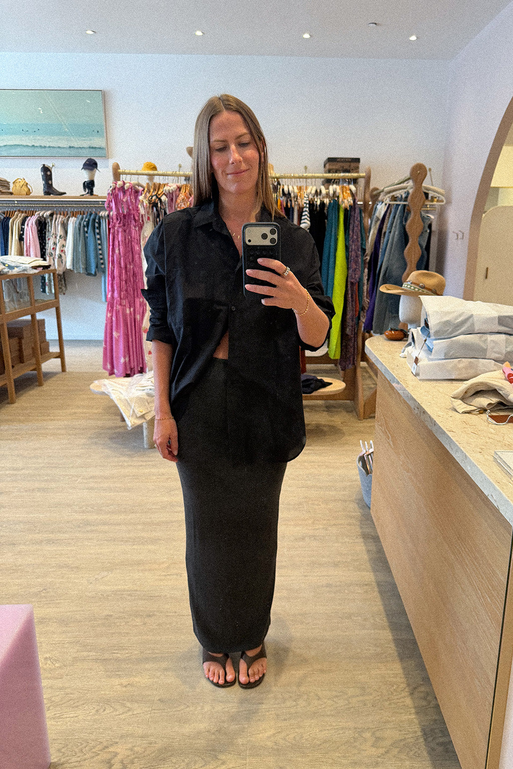 EMMA MATTE JERSEY SKIRT