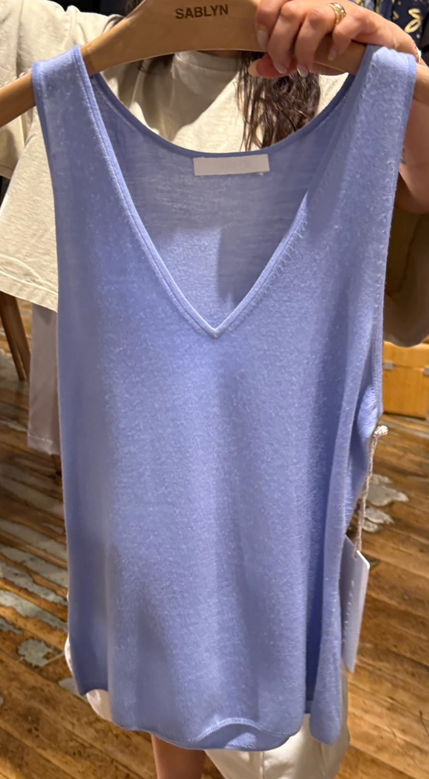 ADDYSON V-NECK LAYERING TANK