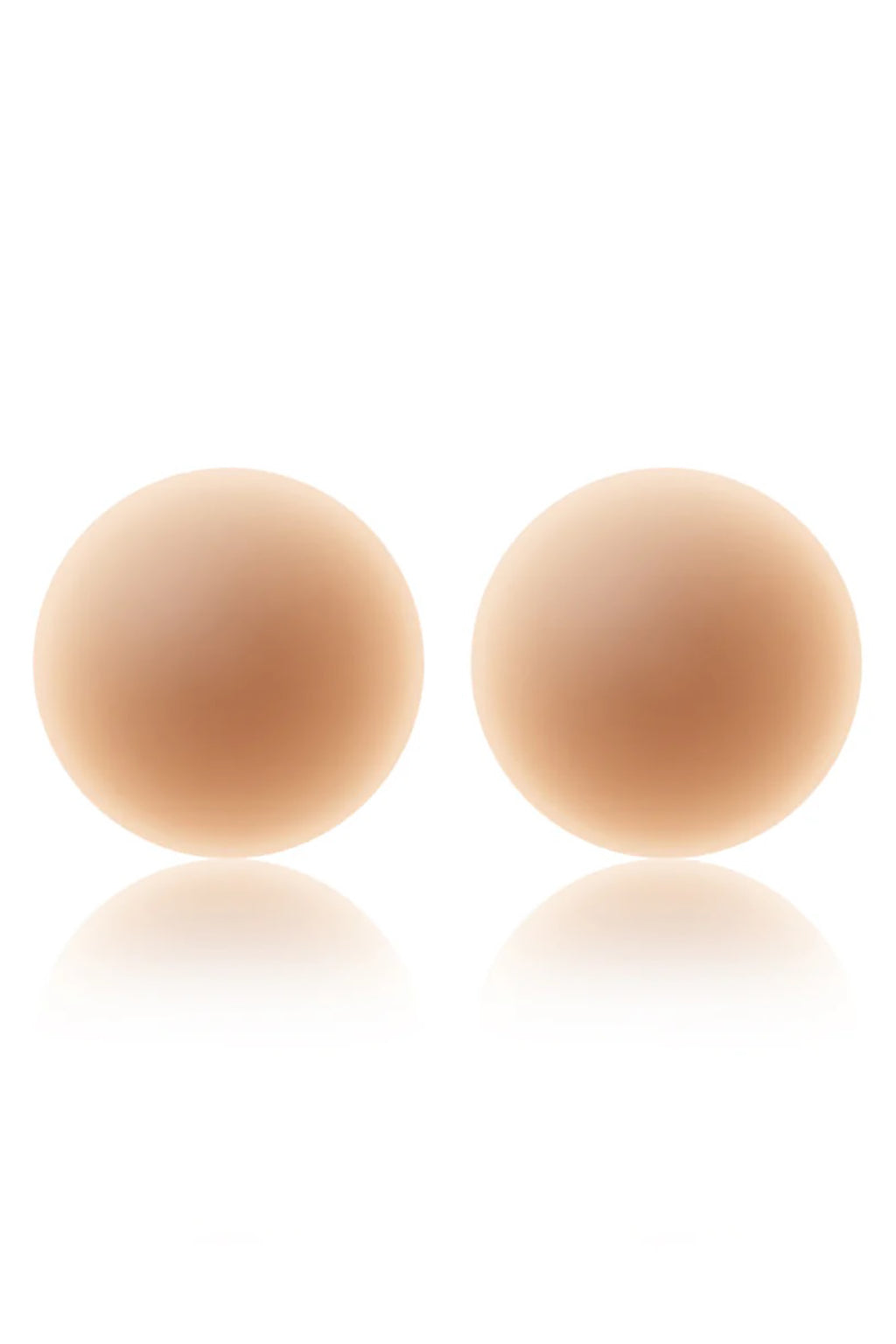 NON-ADHESIVE NO SHOW NIPPLE COVERS NO.5 SOFT TAN