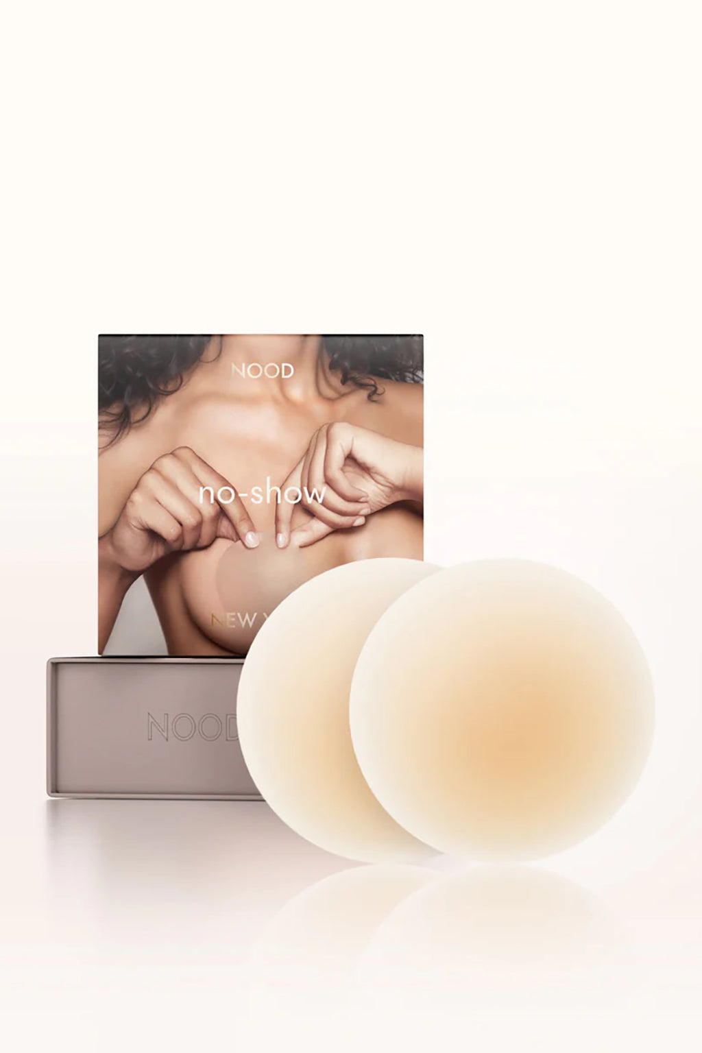 NON-ADHESIVE NO SHOW NIPPLE COVERS NO.3 BUFF