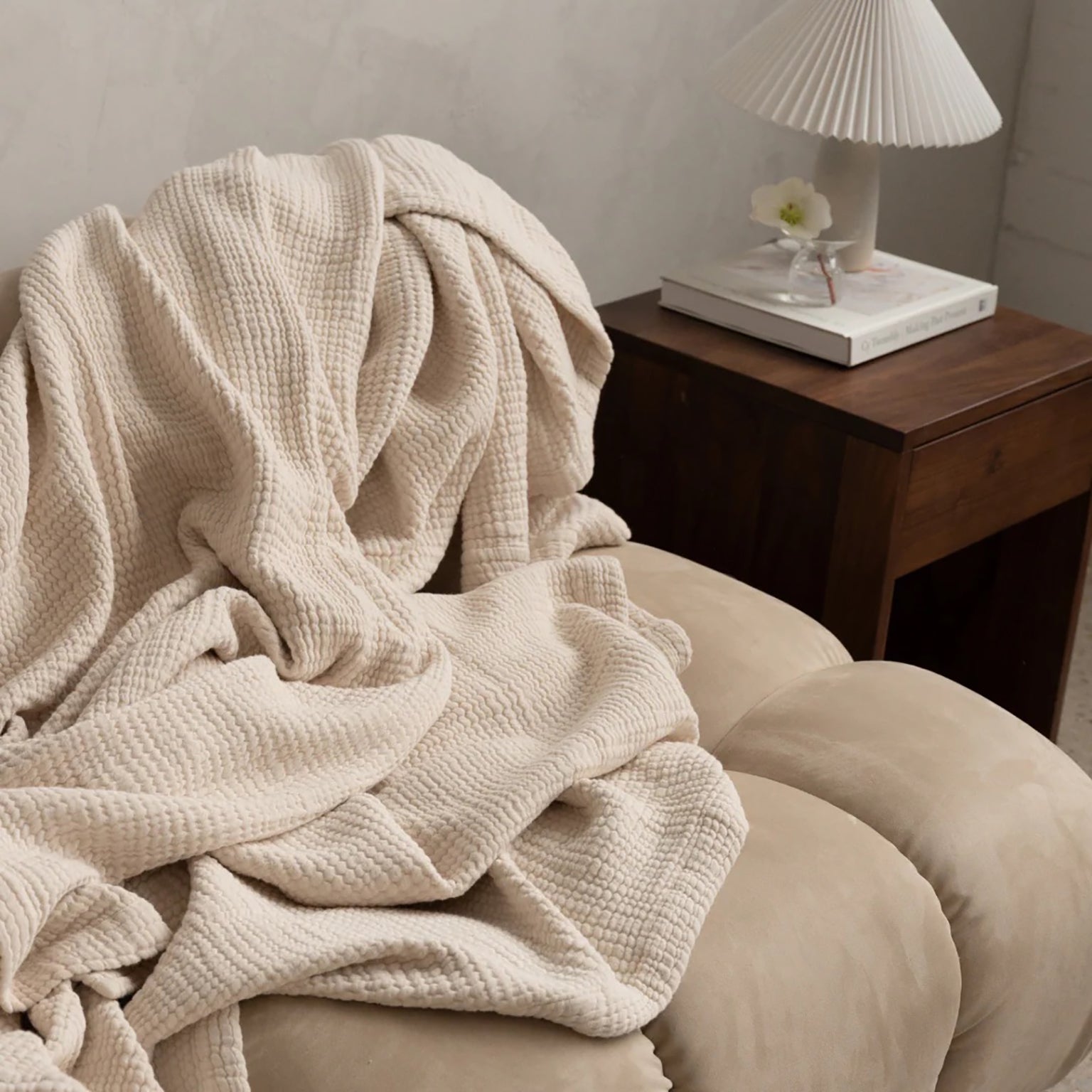 THE BLANKET IN OYSTER