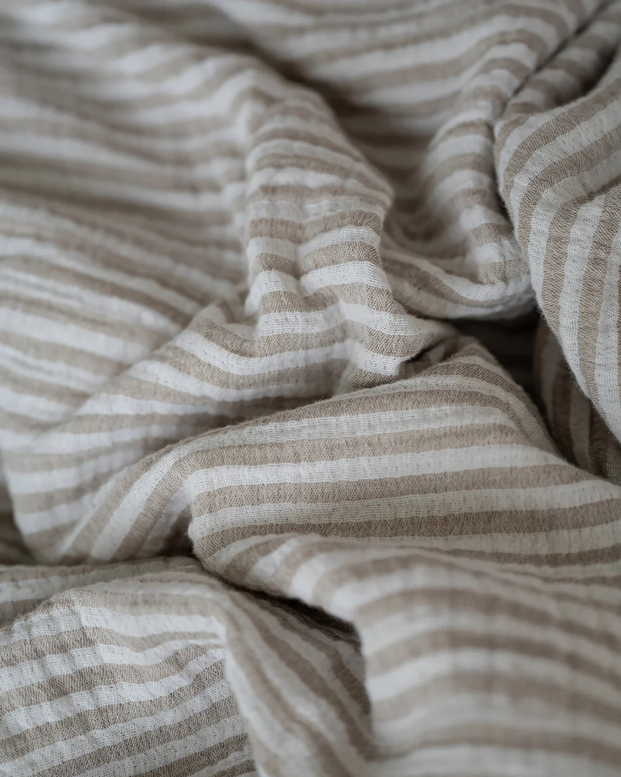 THE CLOUD DUVET SET KING - PINSTRIPE