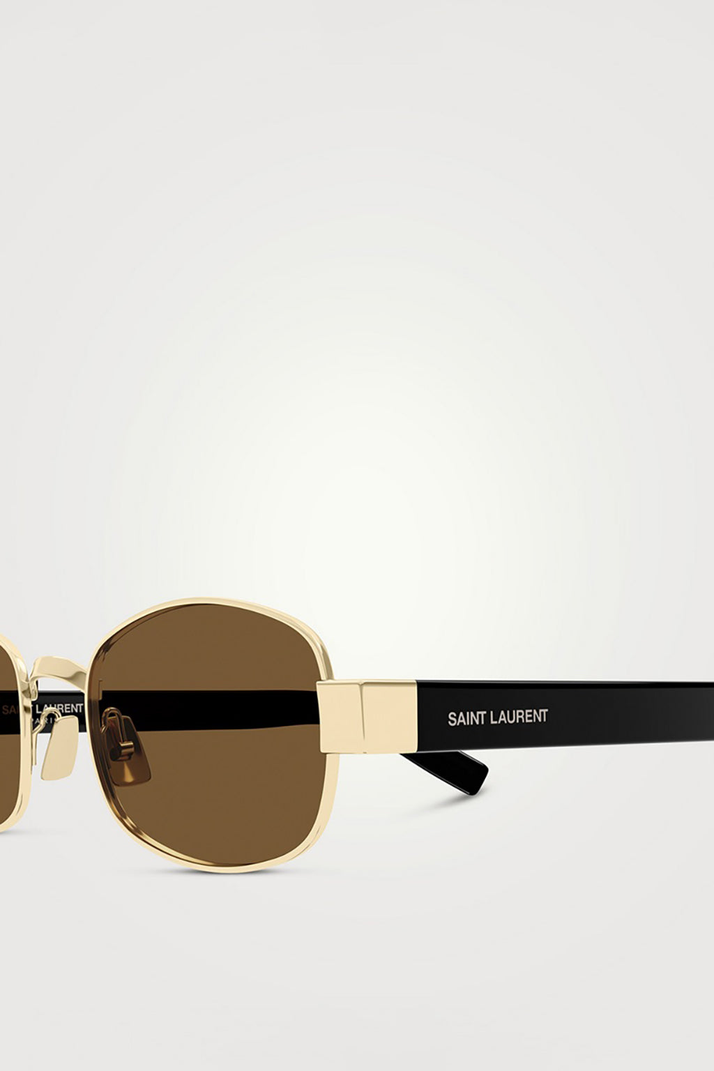 SAINT LAURENT GOLD RIM SUNGLASSES
