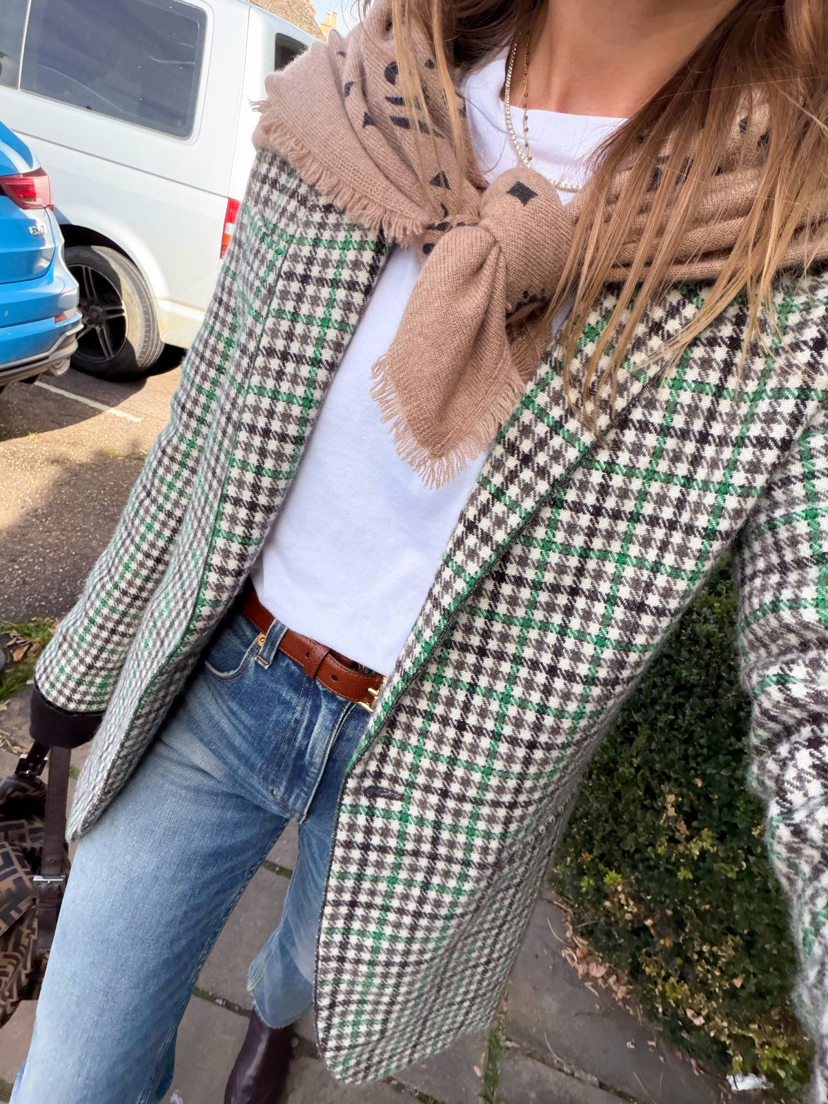 BRITISH CHECK BLAZER