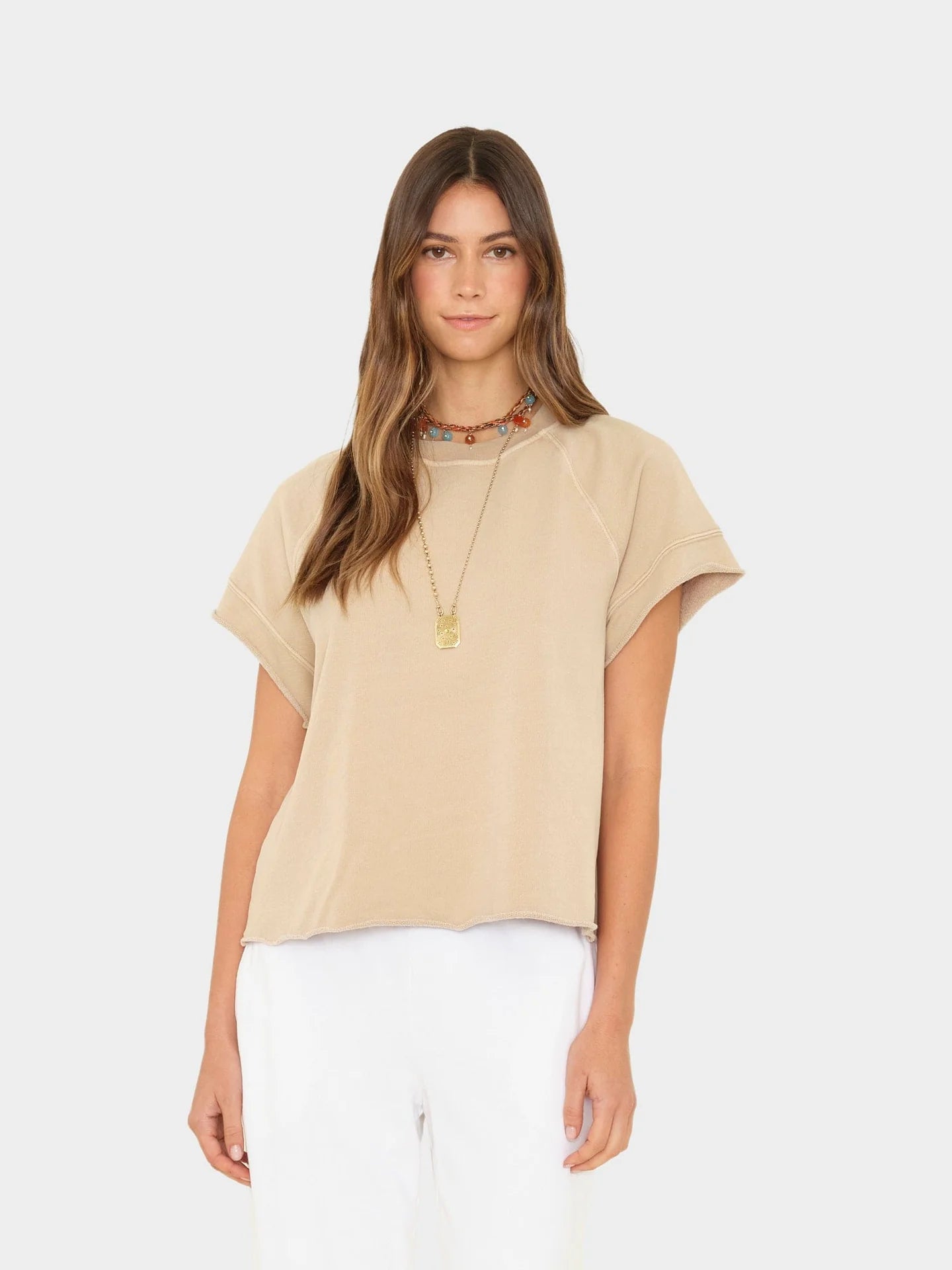 CALLIE SHORT SLEEVE SWEATSHIRT