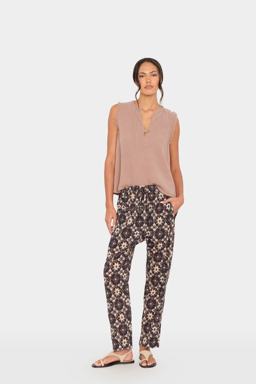 DRAPER PRINT PANT