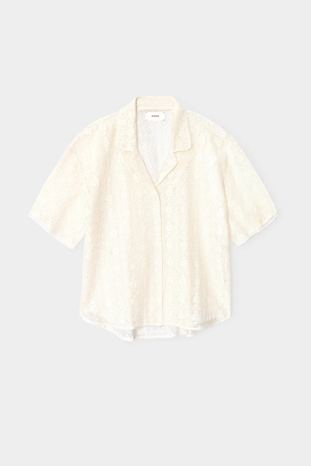 INEZ COTTON LACE SHIRT